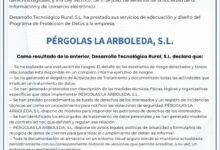 Certificado de adecuación al RGPD, LOPDGDD y LSSICE Nº 31759912